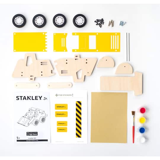Red Toolbox Stanley Jr Build Your Own Front Loader Kit